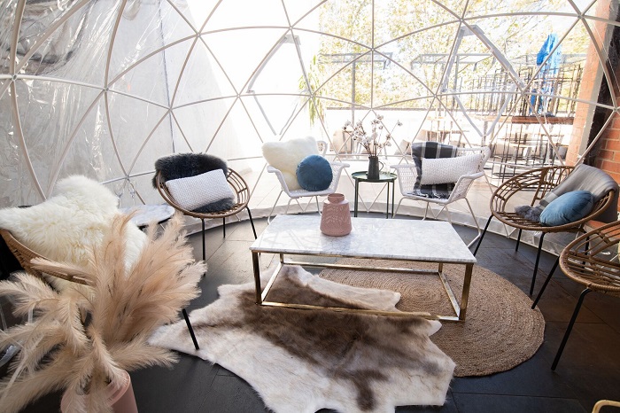 Quảng trường Federation Square - Bên trong căn lều tuyết