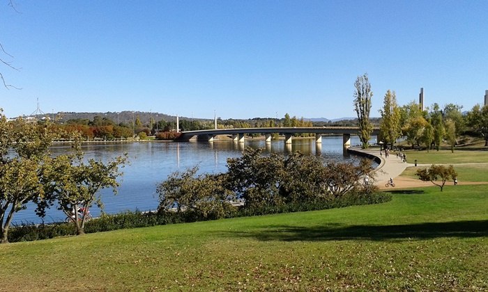 Hồ Burley Griffin - Kích thước của hồ.