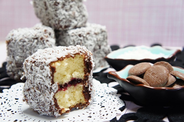 Kinh nghiệm du lịch Úc mùa xuân - Bánh Lamington