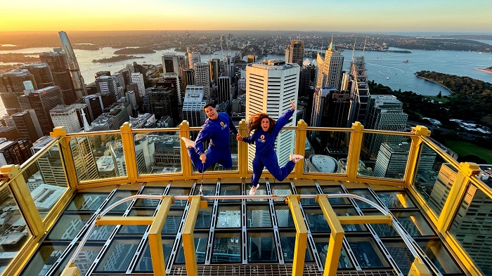 Skywalk tại tháp Sydney