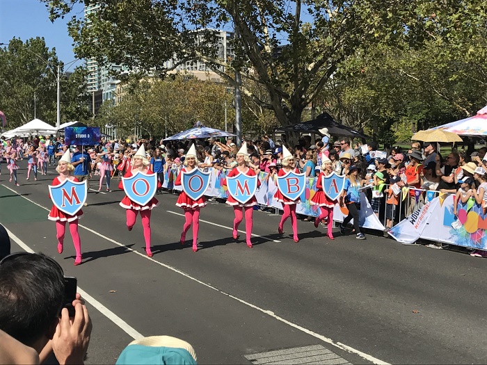 Sông Yarra - Diễu hành trong lễ hội.