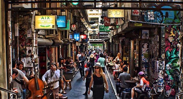 Tháp Eureka - Phố Degraves