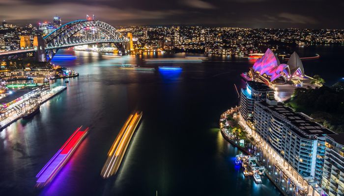 Khung cảnh lễ hội ánh sáng tuyệt đẹp 