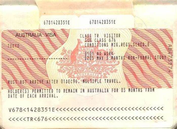 Kinh nghiệm du lịch Úc - Visa du lịch Úc là điều kiện bắt buộc để bạn nhập cảnh Úc