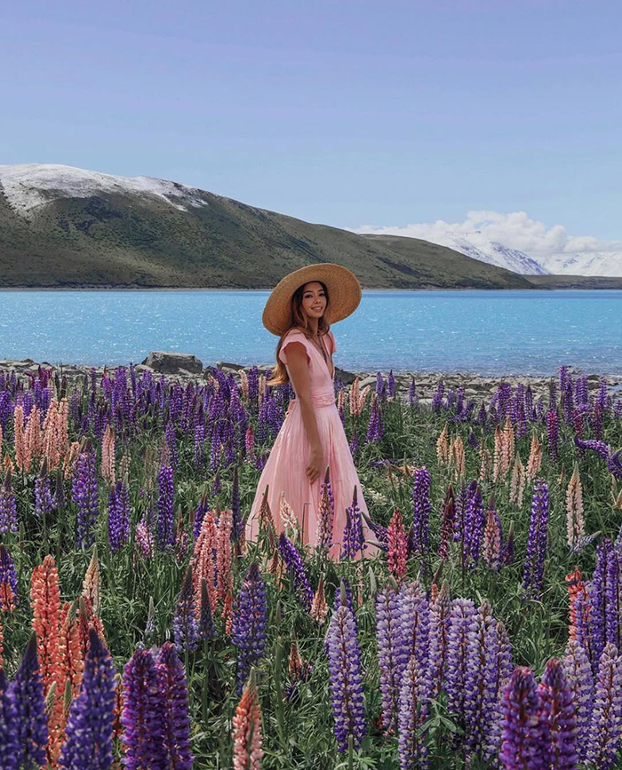 Lake Tekapo thu hút du khách trên thế giới tới new zealand