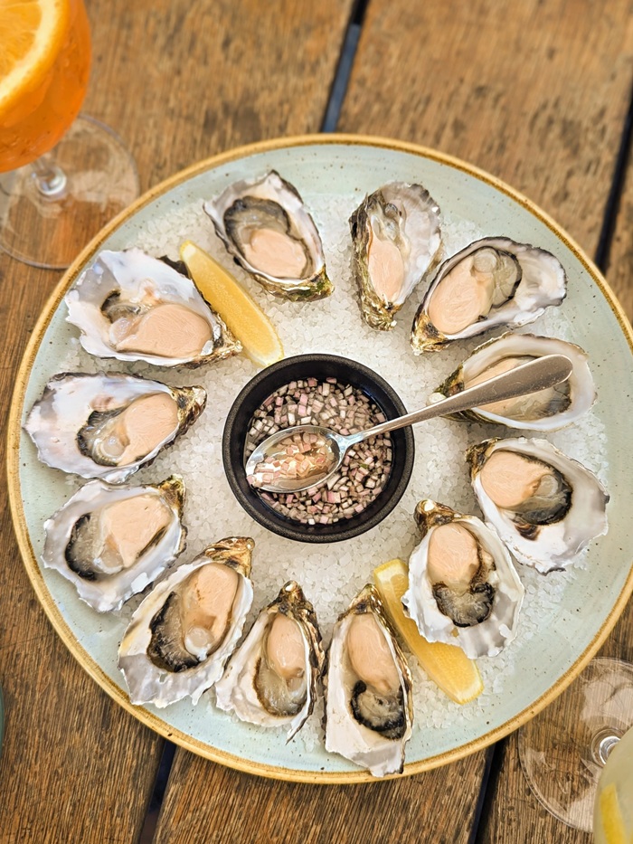 Thưởng thức hàu tươi Sydney Rock Oysters béo ngậy và ngọt. Nguồn: tightarsesofmelbourne