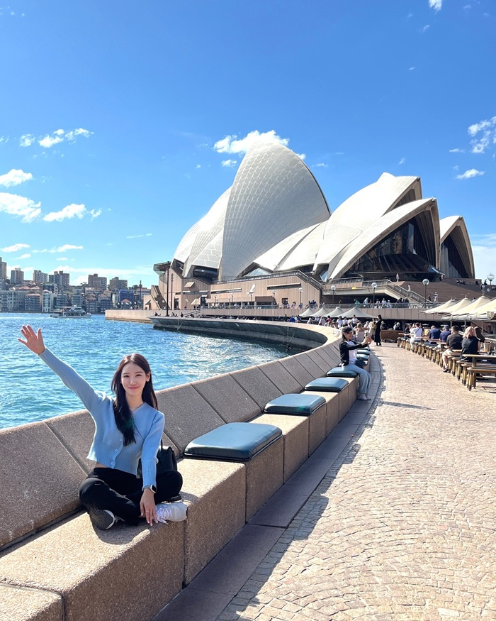 Chiêm ngưỡng vẻ đẹp kiến trúc Nhà hát Opera Sydney độc đáo bên cảng. Nguồn: ssuhyuning__