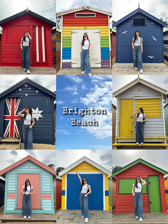 Check-in những căn nhà gỗ rực rỡ màu sắc ở bãi biển Brighton. Nguồn: msjessicachan
