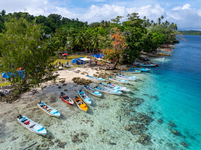 Chiêm ngưỡng vẻ đẹp đầm phá Marovo Lagoon Nam Thái Bình Dương. Nguồn: richardsidey